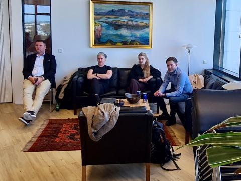 Heimsókn MBA-nema í Íslandsbanka